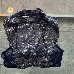 Victoria's Secret Navy Lace Bralette